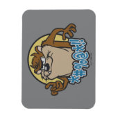 TAZ™ Expletive Circle Graphic Magneet (Verticaal)