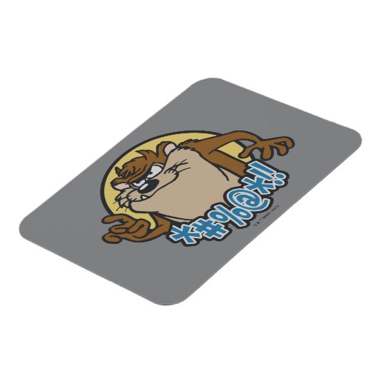 TAZ™ Expletive Circle Graphic Magneet (Linkerzijde)