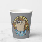 TAZ™ Expletive Circle Graphic Papieren Bekers (Achterkant)