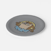 TAZ™ Expletive Circle Graphic Papieren Bordje (Gekanteld)