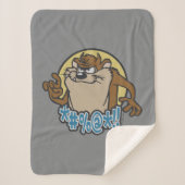 TAZ™ Expletive Circle Graphic Sherpa Deken (Voorkant)