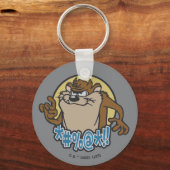 TAZ™ Expletive Circle Graphic Sleutelhanger (Voorkant)