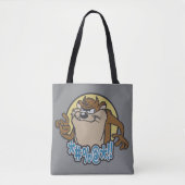 TAZ™ Expletive Circle Graphic Tote Bag (Voorkant)