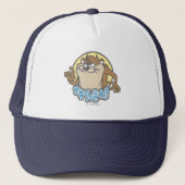 TAZ™ Expletive Circle Graphic Trucker Pet (Voorkant)