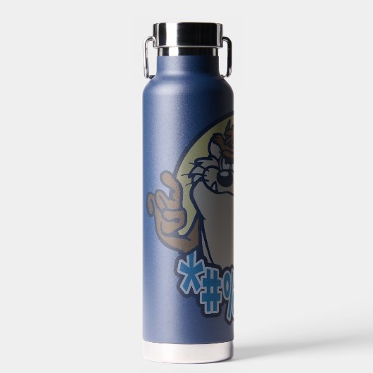 TAZ™ Expletive Circle Graphic Waterfles (Voorkant)