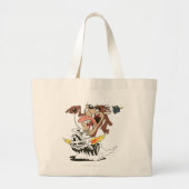 TAZ™ Furious Driving Grote Tote Bag (Voorkant)