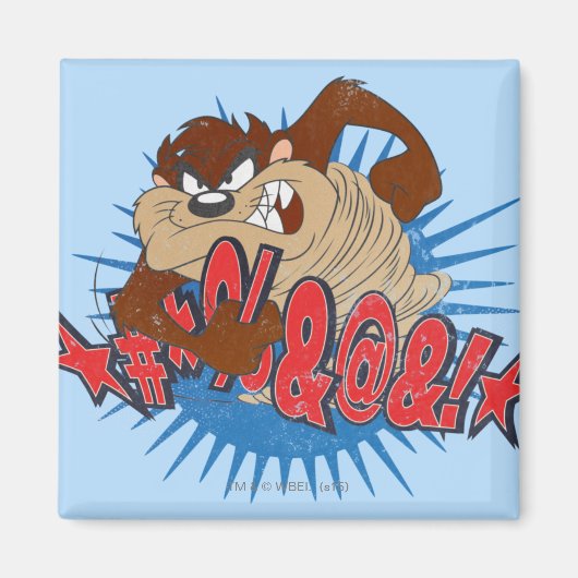 TAZ™ Gecensureerd Magneet (Voorkant)