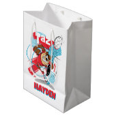 TAZ™ Headbutting Voetbal Medium Cadeauzakje (Voorkant Gekanteld)