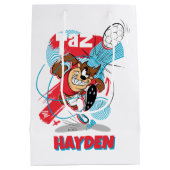 TAZ™ Headbutting Voetbal Medium Cadeauzakje (Achterkant)