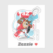TAZ™ Headbutting Voetbal Sticker (Vel)