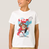 TAZ™ Headbutting Voetbal T-shirt (Voorkant)