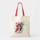 TAZ™ Headbutting Voetbal Tote Bag (Voorkant)