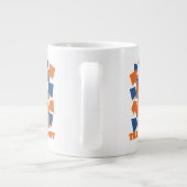 TAZ™ Hungry Smashing Through Checker Grote Koffiekop (Achterkant)