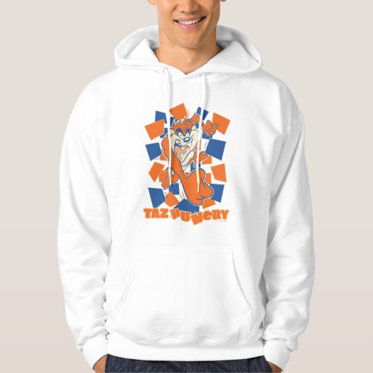 TAZ™ Hungry Smashing Through Checker Hoodie (Voorkant)