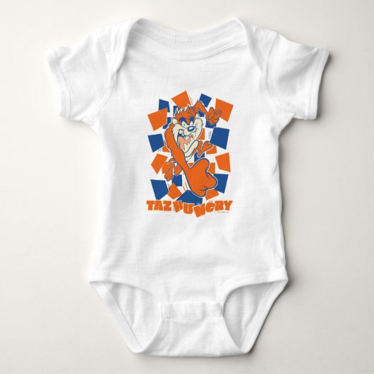 TAZ™ Hungry Smashing Through Checker Romper (Voorkant)