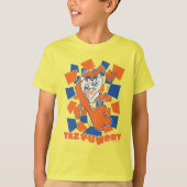 TAZ™ Hungry Smashing Through Checker T-shirt (Voorkant)