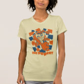 TAZ™ Hungry Smashing Through Checker T-shirt (Voorkant)