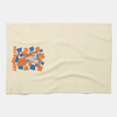 TAZ™ Hungry Smashing Through Checker Theedoek (Horizontaal)