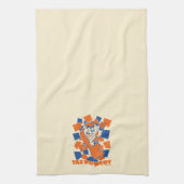 TAZ™ Hungry Smashing Through Checker Theedoek (Verticaal)