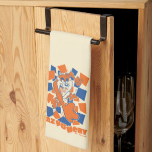 TAZ™ Hungry Smashing Through Checker Theedoek