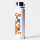 TAZ™ Hungry Smashing Through Checker Waterfles (Achterkant)