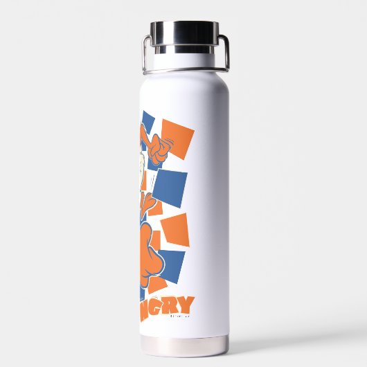 TAZ™ Hungry Smashing Through Checker Waterfles (Achterkant)