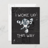 TAZ™ I Woke deze weg in Briefkaart (Voorkant / Achterkant)