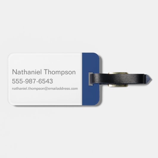 TAZ™ in een zakje Bagagelabel (Achterkant horizontaal)