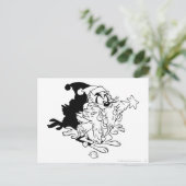 TAZ™ kerstboom Feestdagenkaart (Staand voorkant)