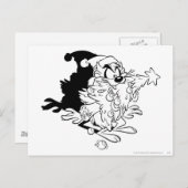 TAZ™ kerstboom Feestdagenkaart (Voorkant / Achterkant)