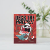 TAZ™ Kerstliedjes zingen Feestdagenkaart (Staand voorkant)