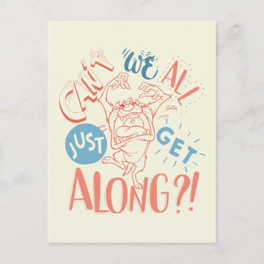 TAZ™ | Kunnen we niet allemaal gewoon mee?! Briefkaart (Voorkant)