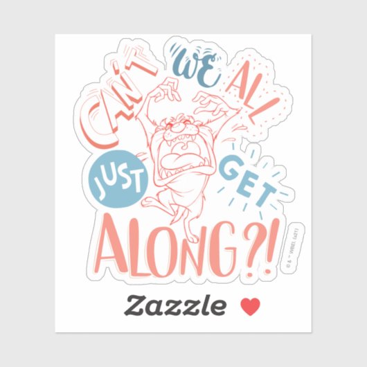 TAZ™ | Kunnen we niet allemaal gewoon mee?! Sticker (Vel)