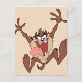 TAZ™ Leaping Briefkaart (Voorkant)