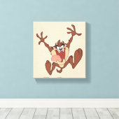 TAZ™ Leaping Canvas Afdruk (Insitu (Houten vloer))