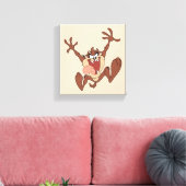 TAZ™ Leaping Canvas Afdruk (Insitu (Woonkamer))