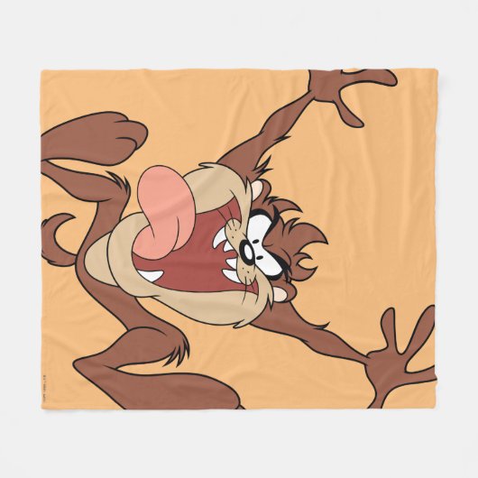 TAZ™ Leaping Fleece Deken (Voorkant (Horizontaal))