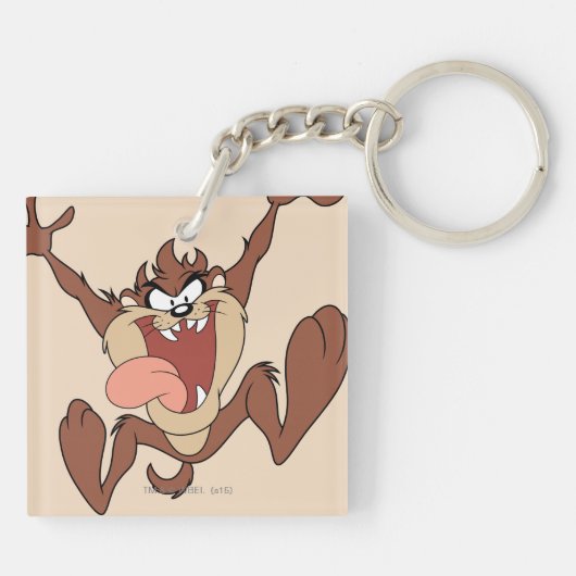 TAZ™ Leaping Sleutelhanger (Achterkant)