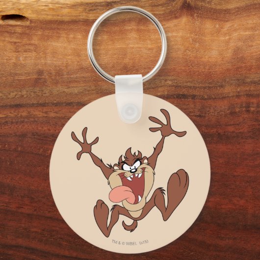 TAZ™ Leaping Sleutelhanger (Voorkant)