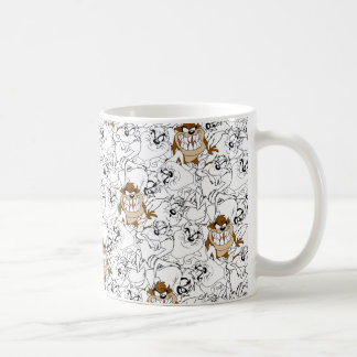 TAZ™ Lijntekening Kleur Pop Patroon Koffiemok