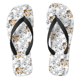TAZ™ Line Art Color Pop Patroon Teenslippers