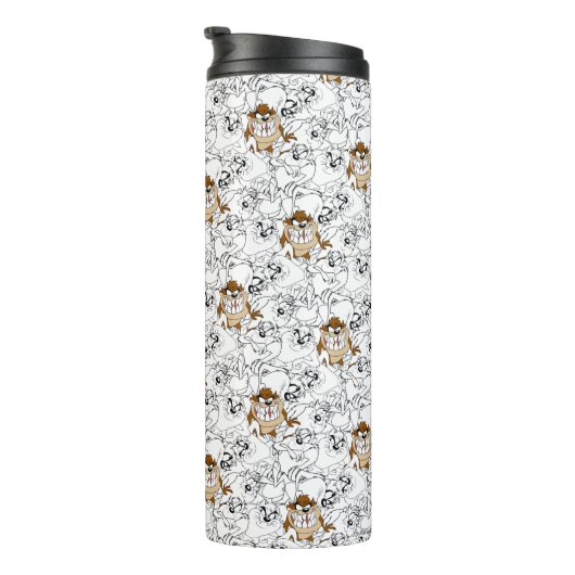 TAZ™ Line Art Color Pop Patroon Thermosbeker (Geroteerd rechts)