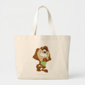 TAZ™ met blad Grote Tote Bag (Voorkant)