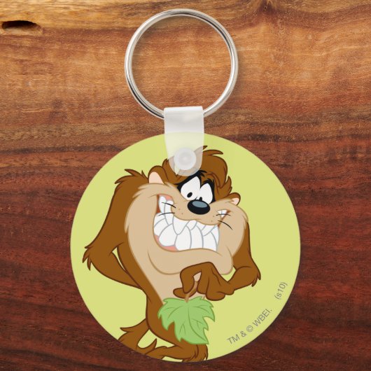 TAZ™ met blad Sleutelhanger (Voorkant)