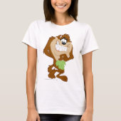 TAZ™ met blad T-shirt (Voorkant)