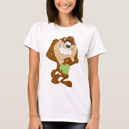 TAZ™ met blad T-shirt (Voorkant)