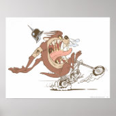 TAZ™-motorfiets Poster (Voorkant)