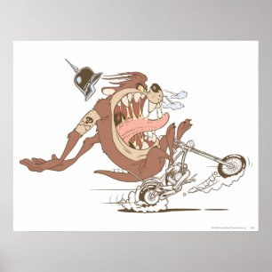 TAZ™-motorfiets Poster