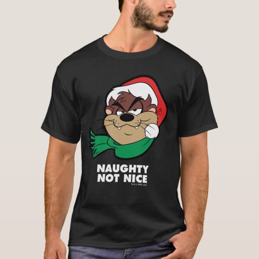 TAZ™ "Naughty Not Nice" T-shirt (Voorkant)
