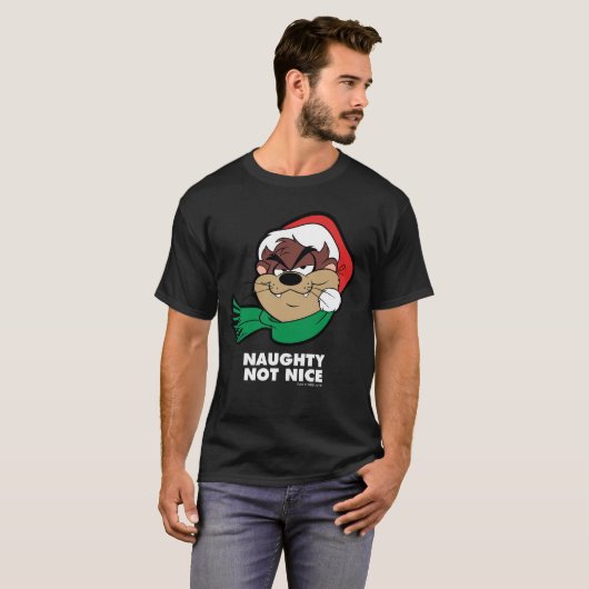 TAZ™ "Naughty Not Nice" T-shirt (Voorkant volledig)